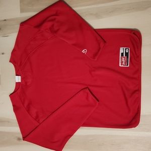 Rawlings Adult Flatback Mesh Long Sleeve Fleece Pullover Small